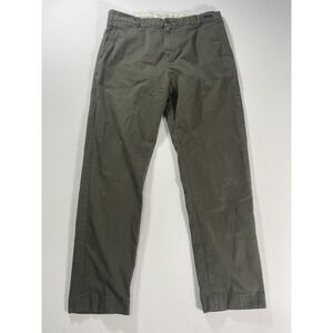 Scotch & Soda Men's Fave Regular Slim Fit Pants Olive Green Size 32x32